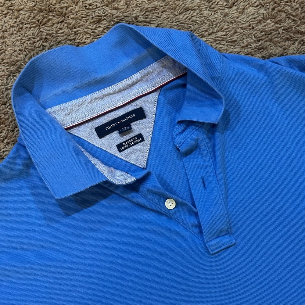 Tommy Hilfiger Men's Vibrant Blue Polo